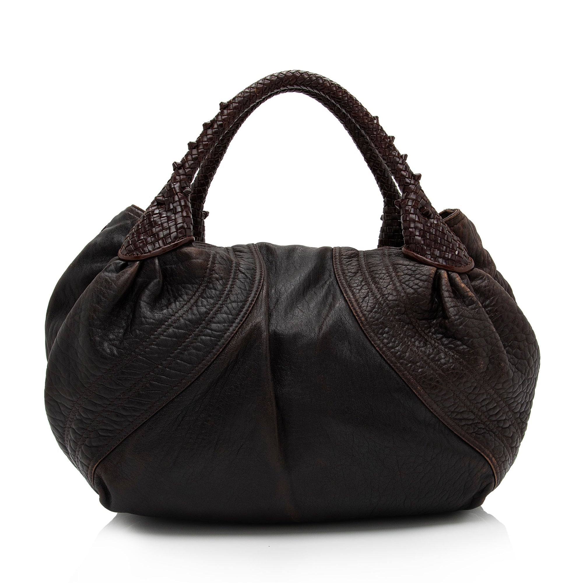 Fendi Leather Spy Satchel (SHF-1314Gg)