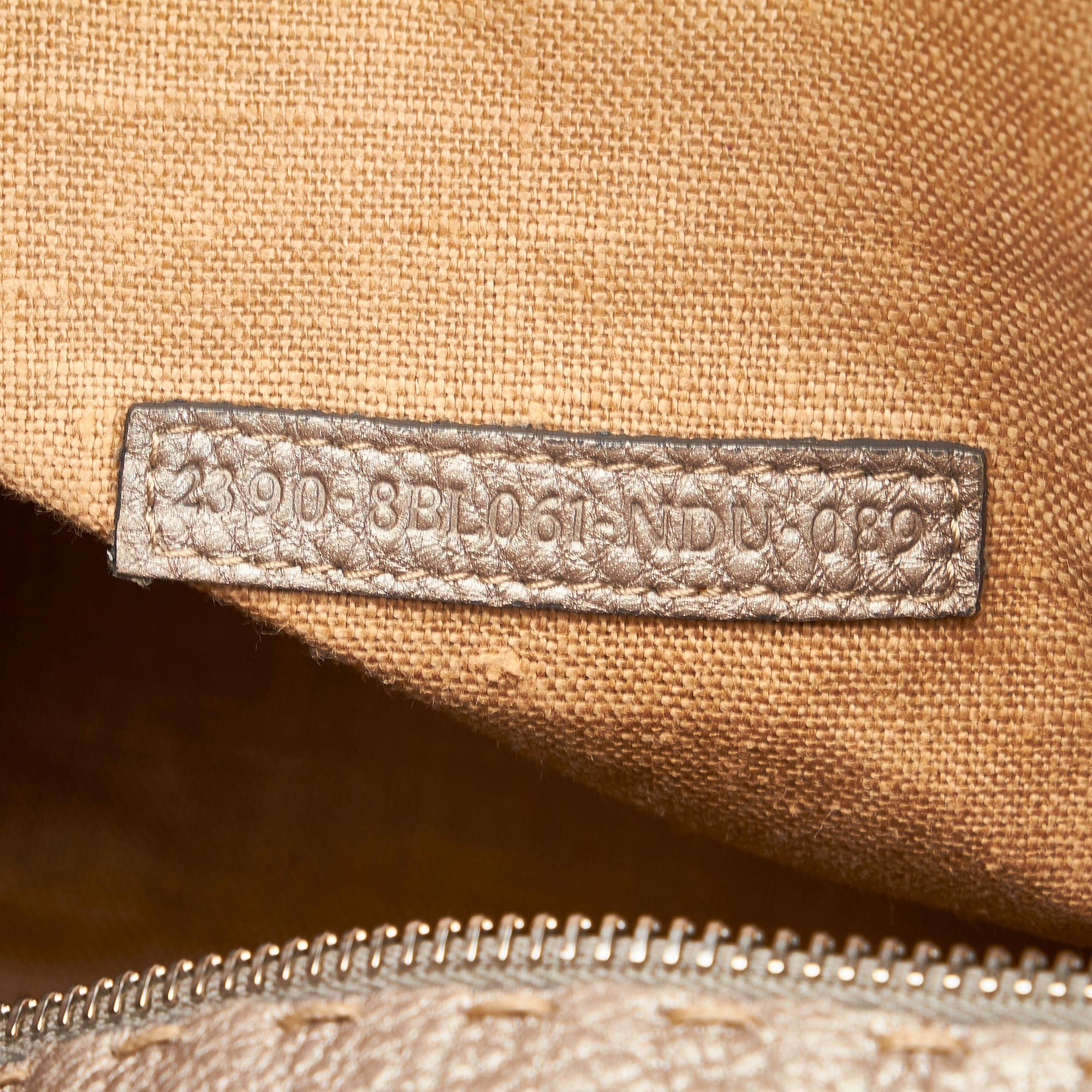 Fendi Linda Leather Boston Bag (SHG-25378)