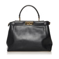 Fendi Medium Peekaboo Leather Satchel (SHG-34345)