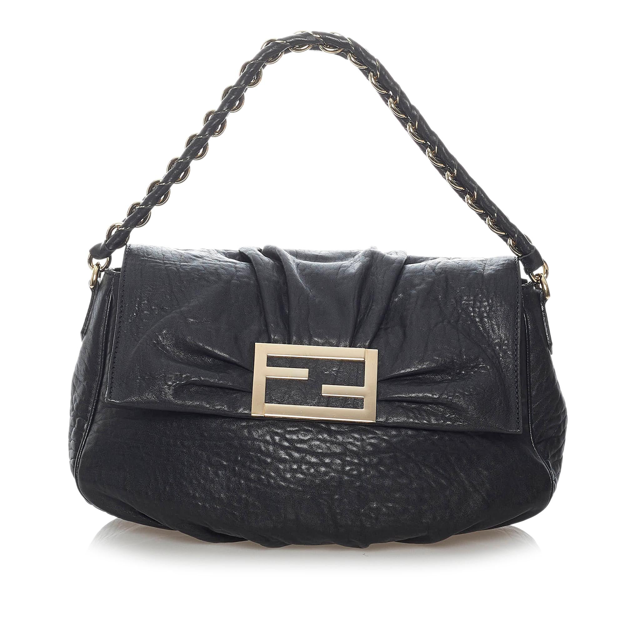 Fendi Mia Leather Shoulder Bag (SHG-30558)