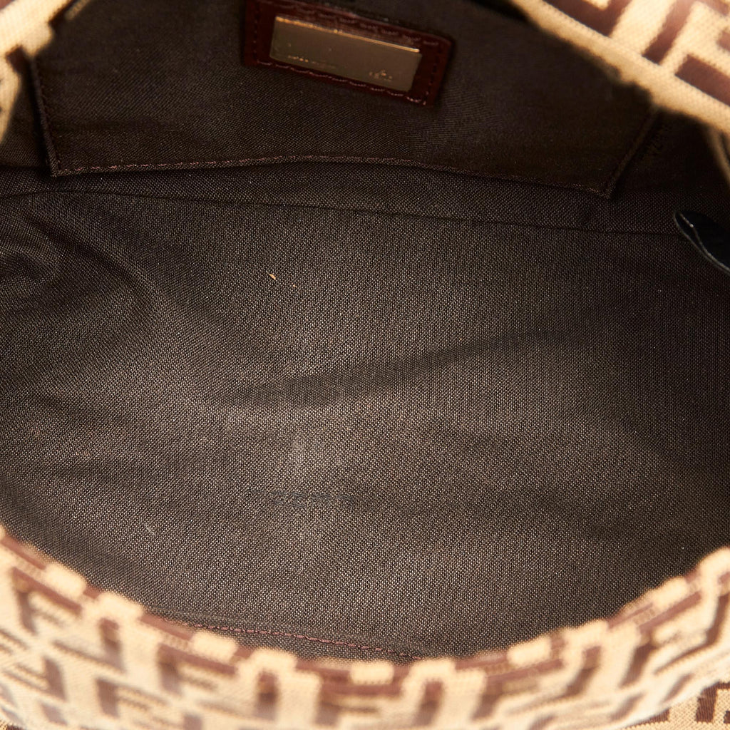 Fendi Mini Zucchino Canvas Mamma Baguette (SHG-26703)