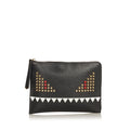 Fendi Monster Leather Clutch Bag (SHG-26144)