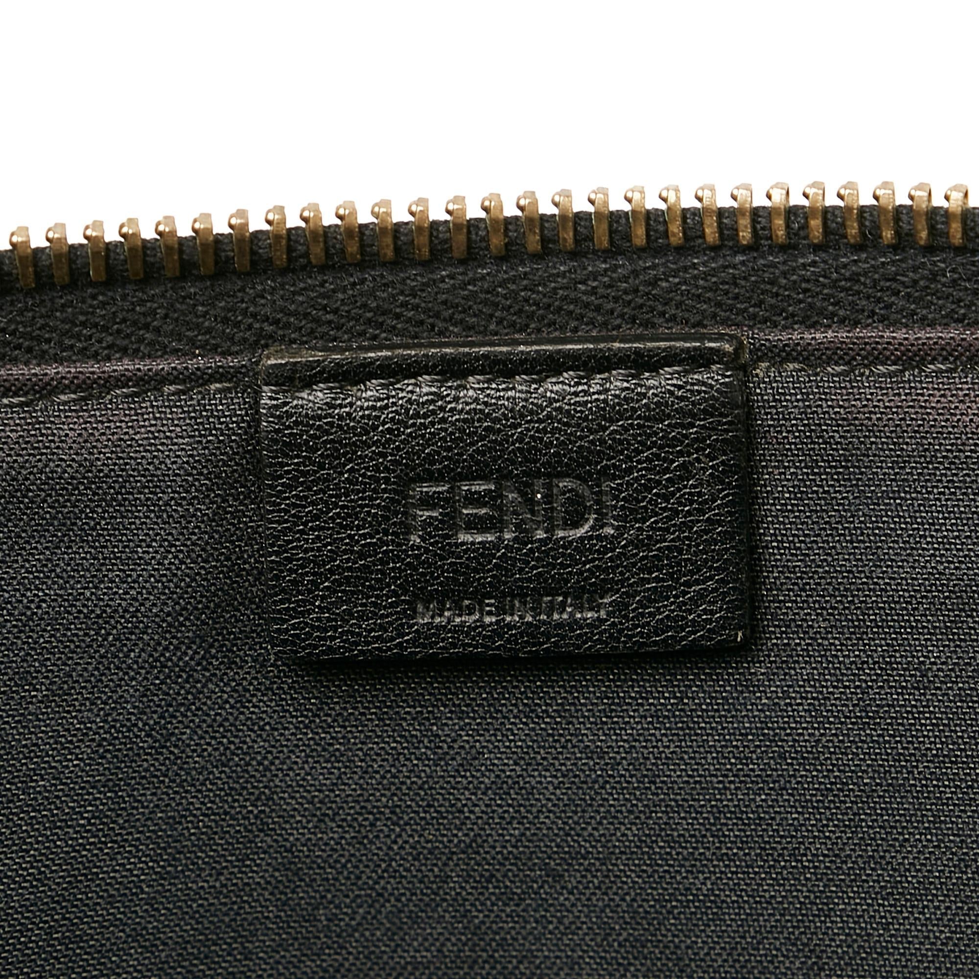 Fendi Monster Leather Clutch Bag (SHG-26144)
