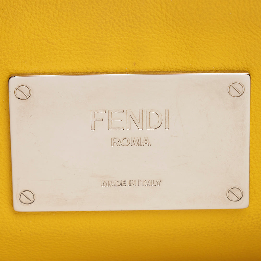 Fendi Nappa Embossed FF 1974 Peekaboo X Lite Bag (SHF-20545)