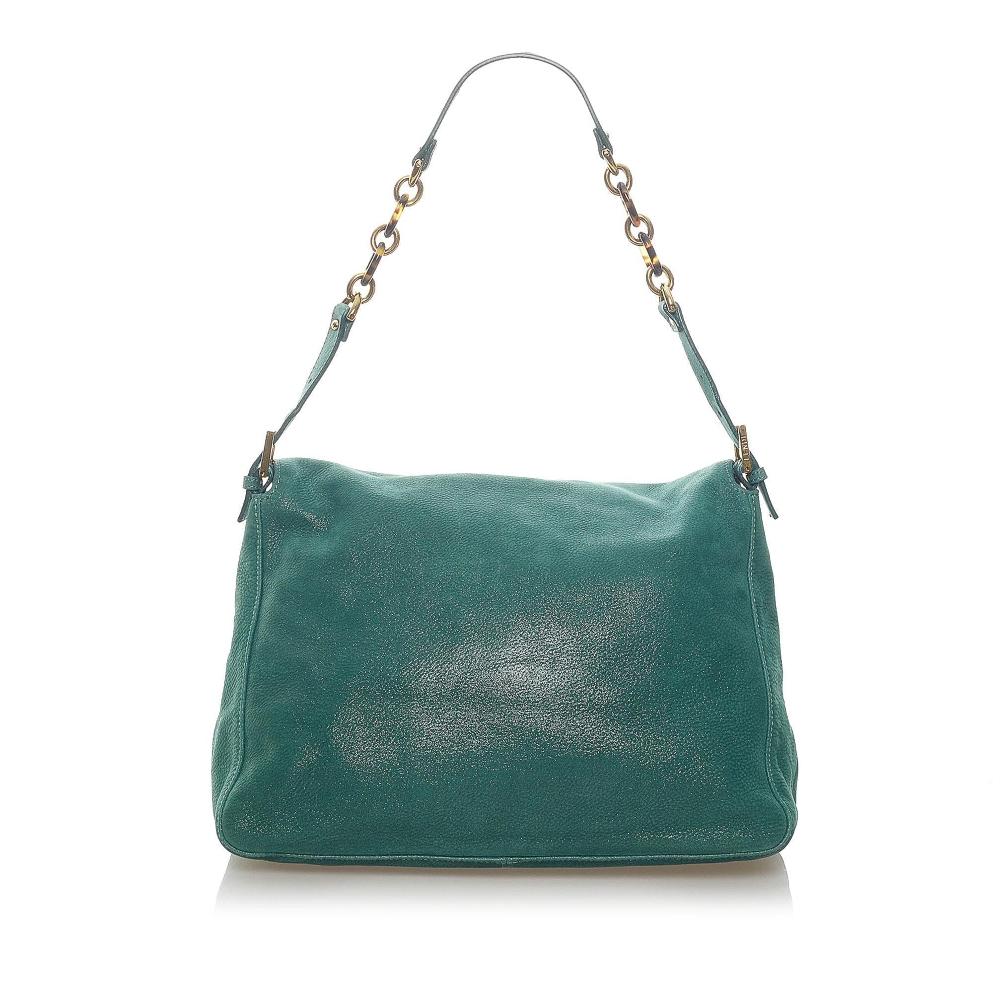 Fendi Nubuck Mamma Forever Shoulder Bag (SHG-33588)