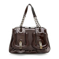 Fendi Patent Leather B Buckle Bag - FINAL SALE (SHF-19713)