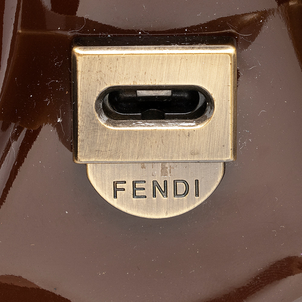 Fendi Patent Leather B Buckle Bag - FINAL SALE (SHF-19713)