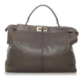 Fendi Peekaboo Leather Satchel (SHG-30047)