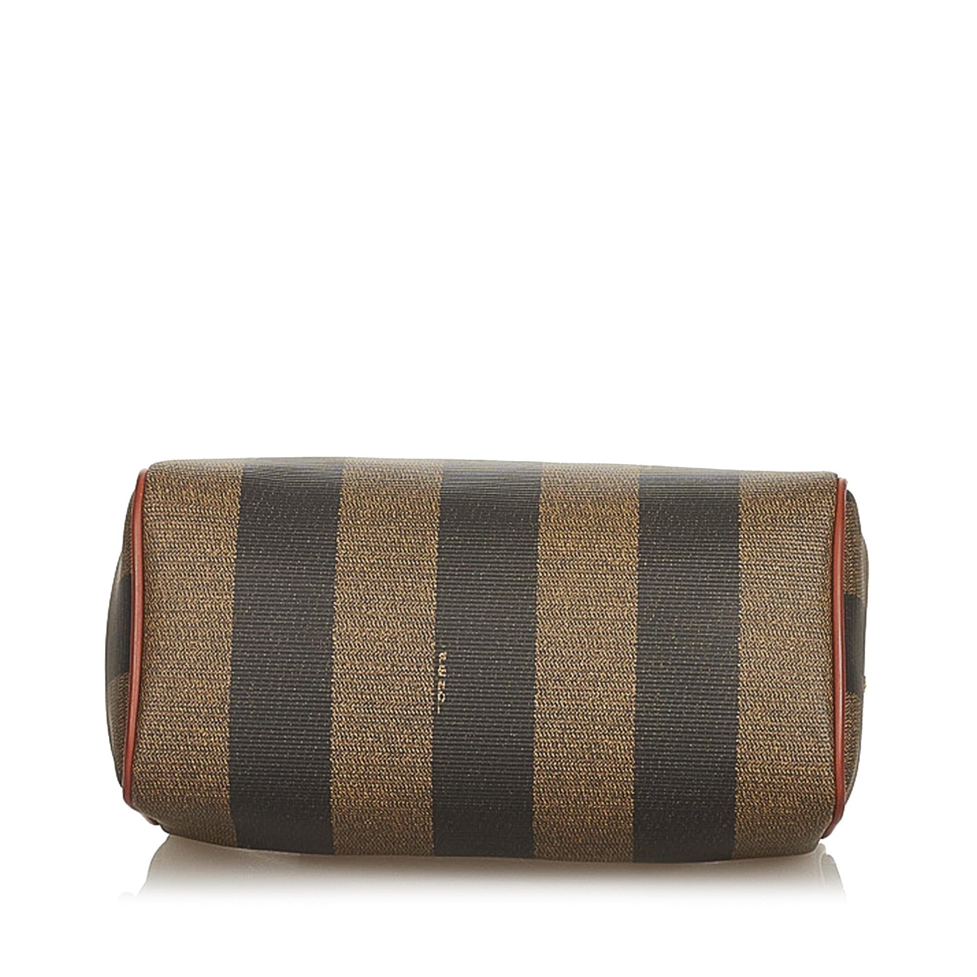 Fendi Pequin Boston Bag (SHG-26237)