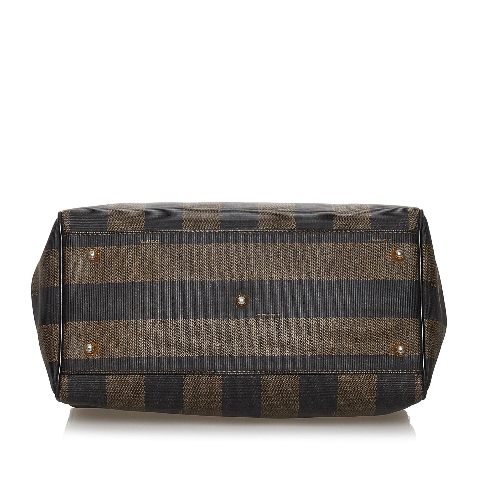 Fendi Pequin Boston Bag (SHG-30016)