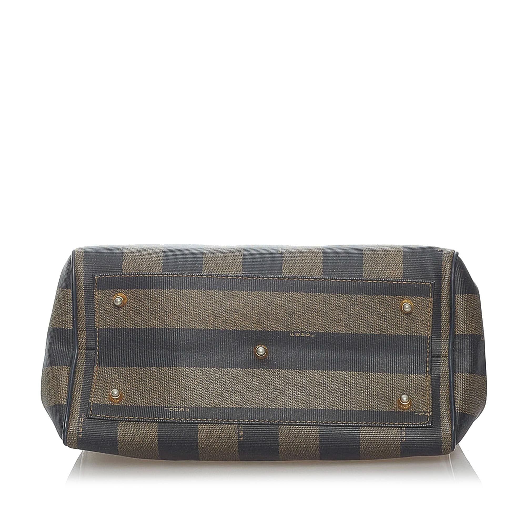 Fendi Pequin Boston Bag (SHG-30791)