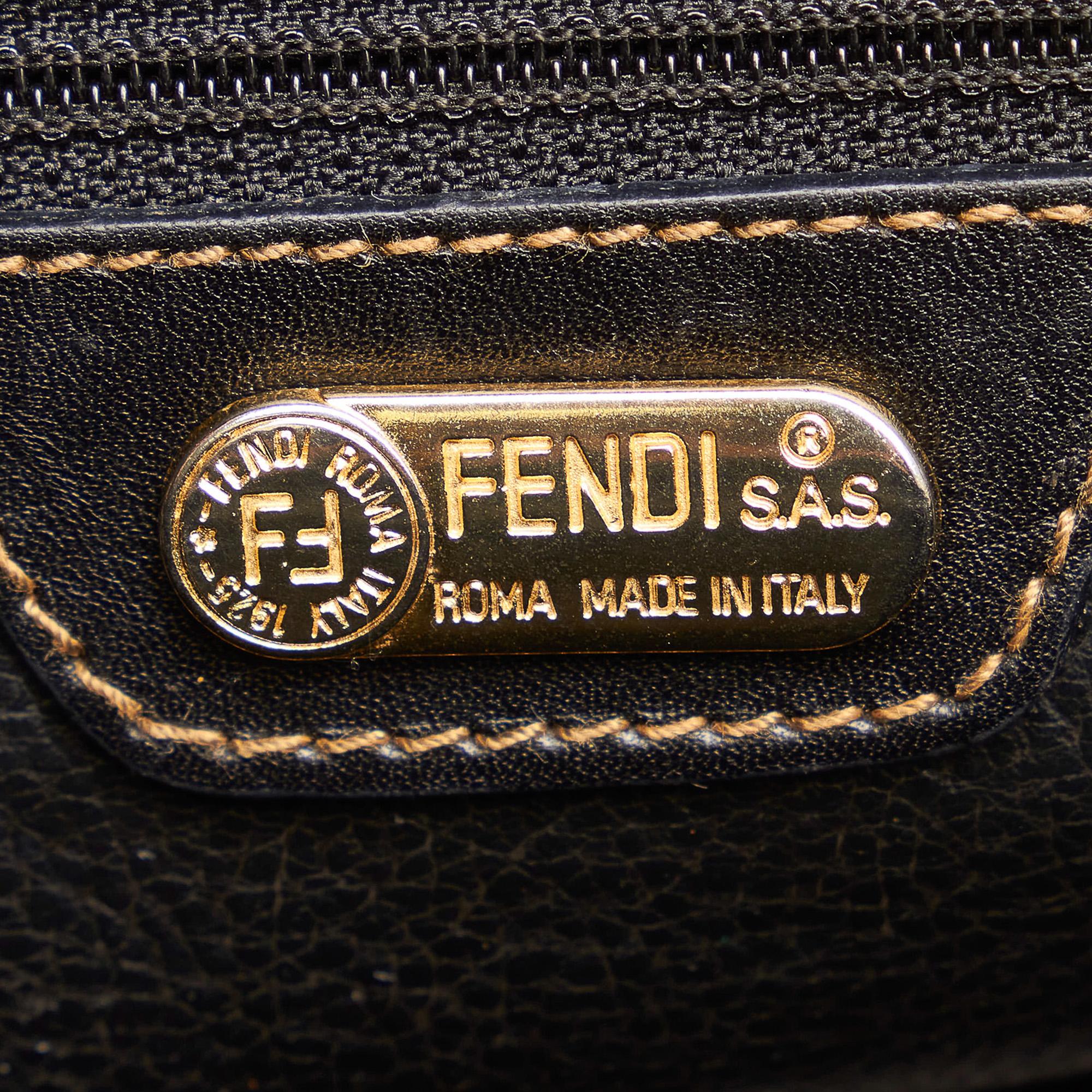 Fendi Pequin Boston Bag (SHG-30791)