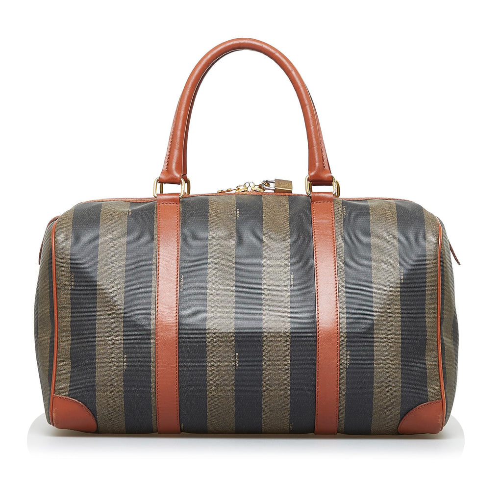 Fendi Pequin Boston Bag (SHG-xSMfb3)