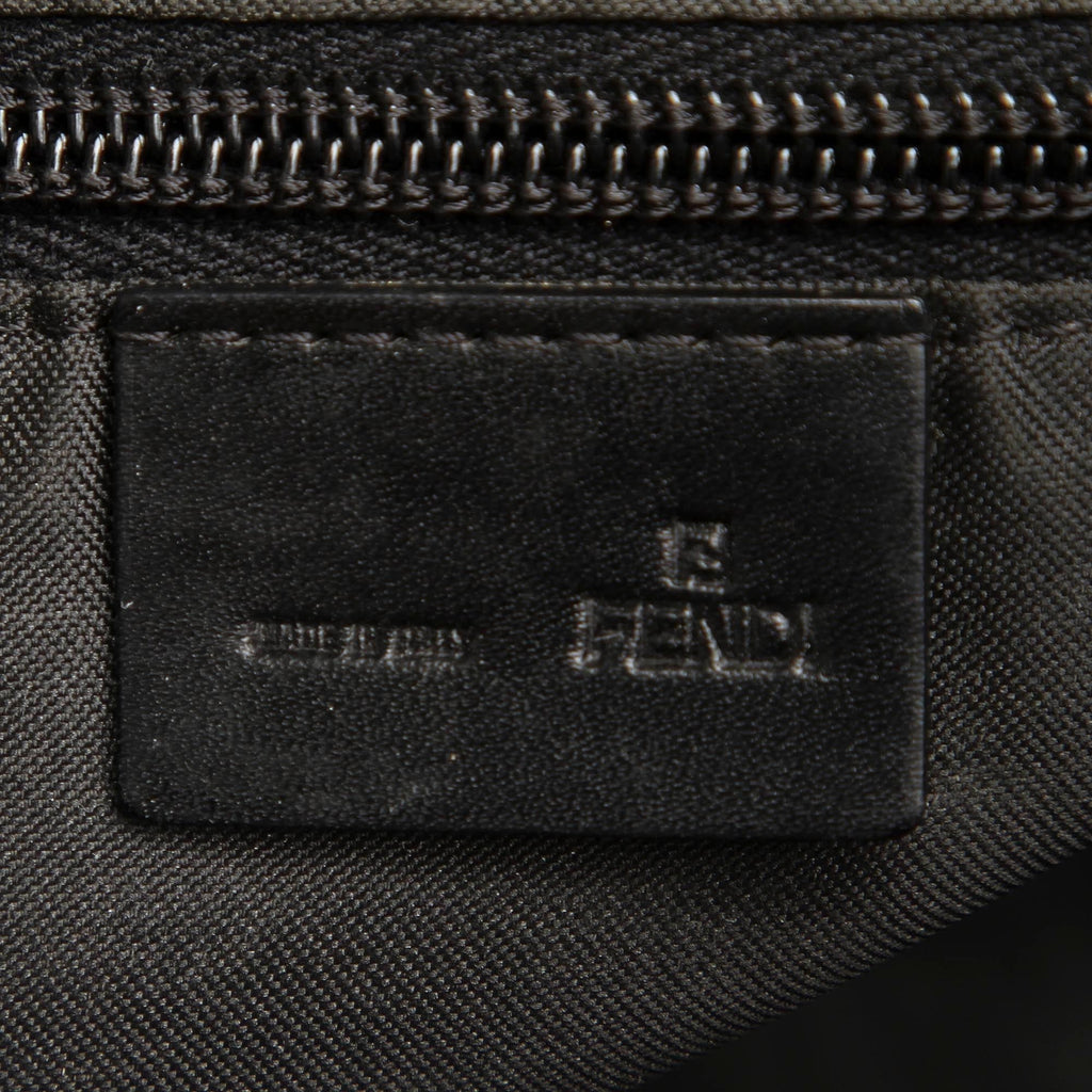 Fendi Pequin Canvas Shoulder Bag (SHG-11396)