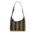 Fendi Pequin Canvas Shoulder Bag (SHG-25160)