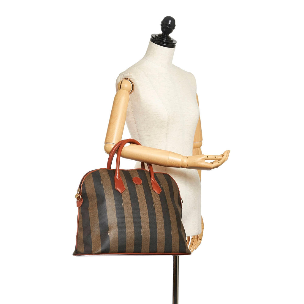 Fendi Pequin Handbag (SHG-32001)