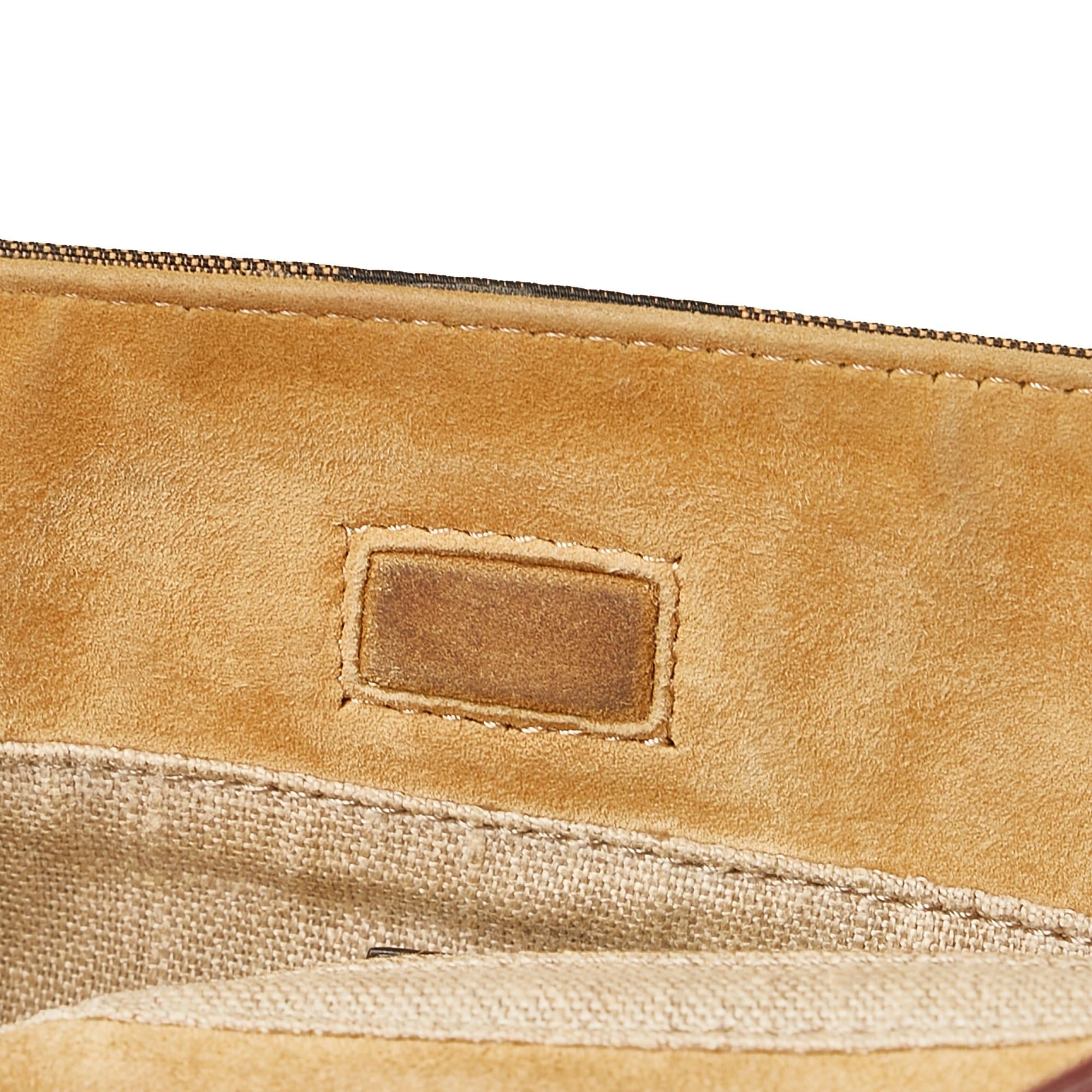 Fendi Pequin Shoulder Bag (SHG-WAt9Ws)