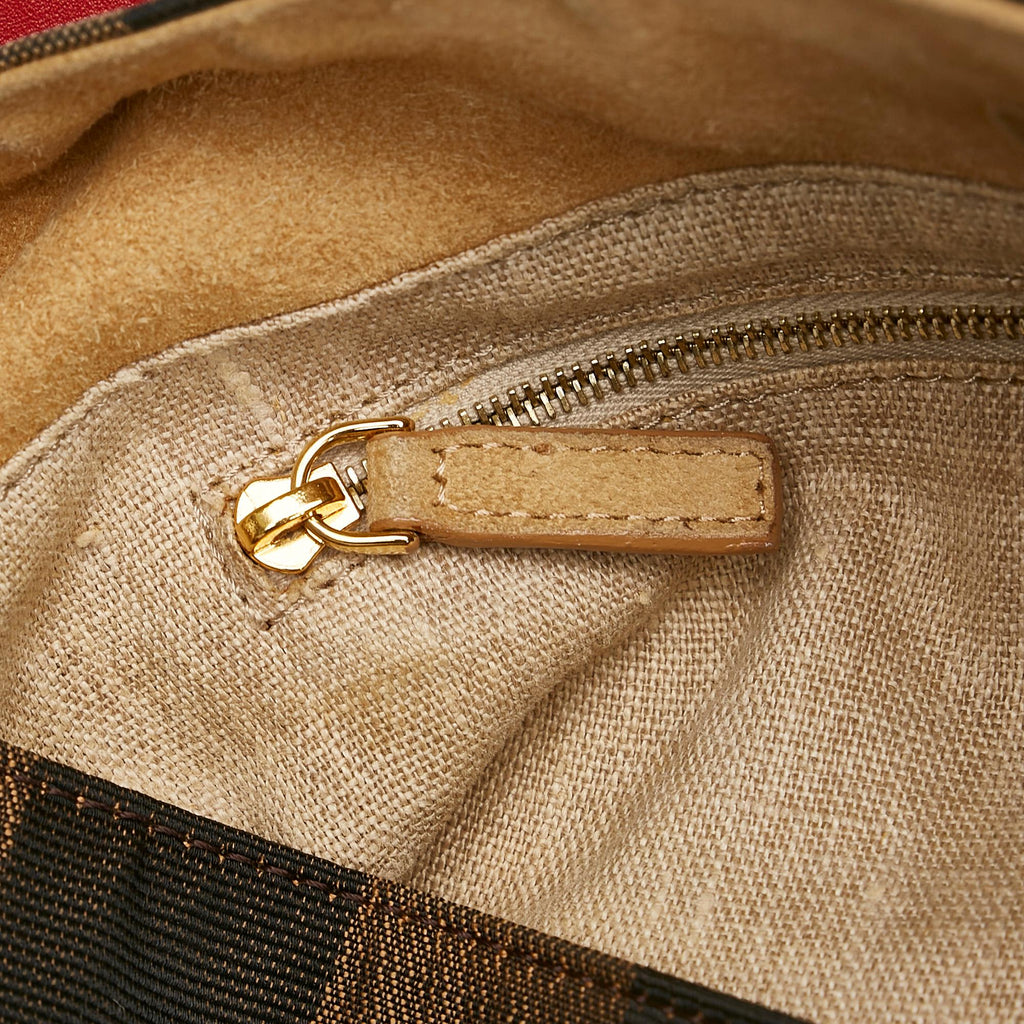 Fendi Pequin Shoulder Bag (SHG-WAt9Ws)