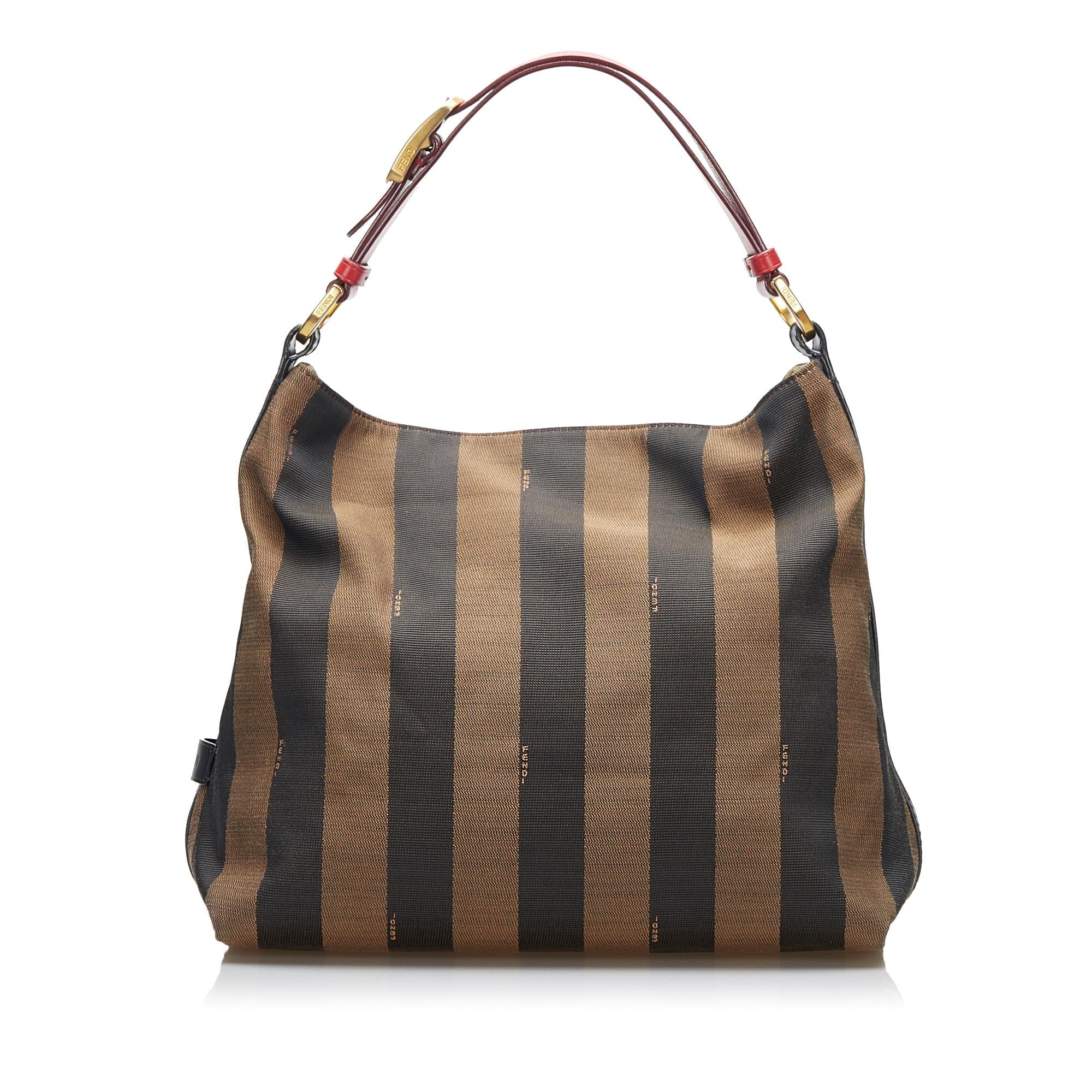Fendi Pequin Shoulder Bag (SHG-WAt9Ws)