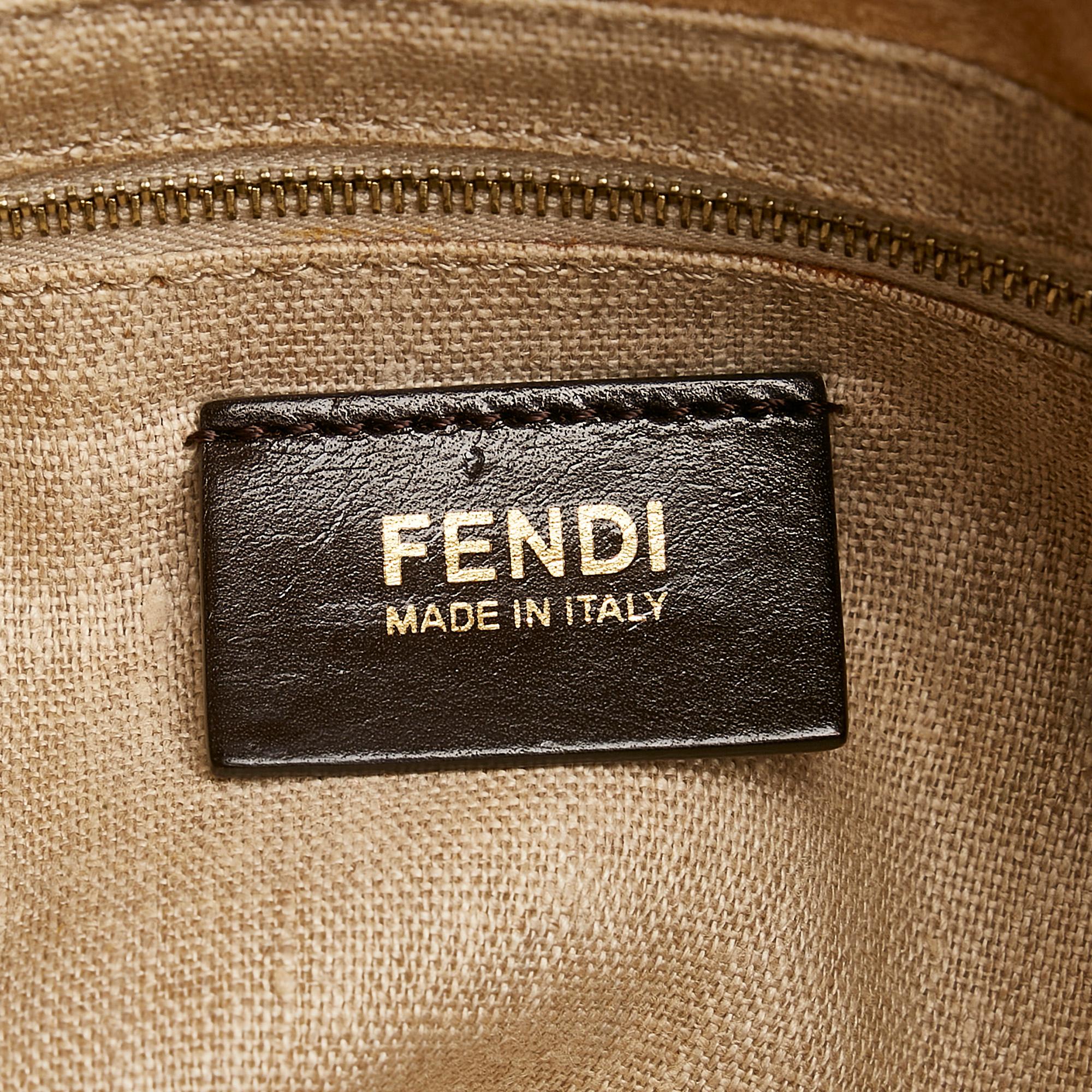 Fendi Pequin Shoulder Bag (SHG-WAt9Ws)