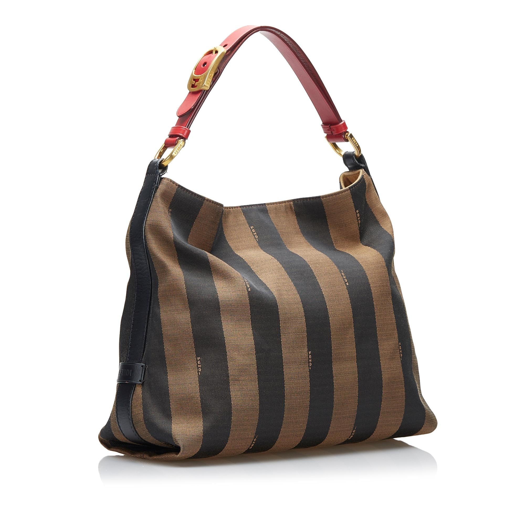 Fendi Pequin Shoulder Bag (SHG-WAt9Ws)