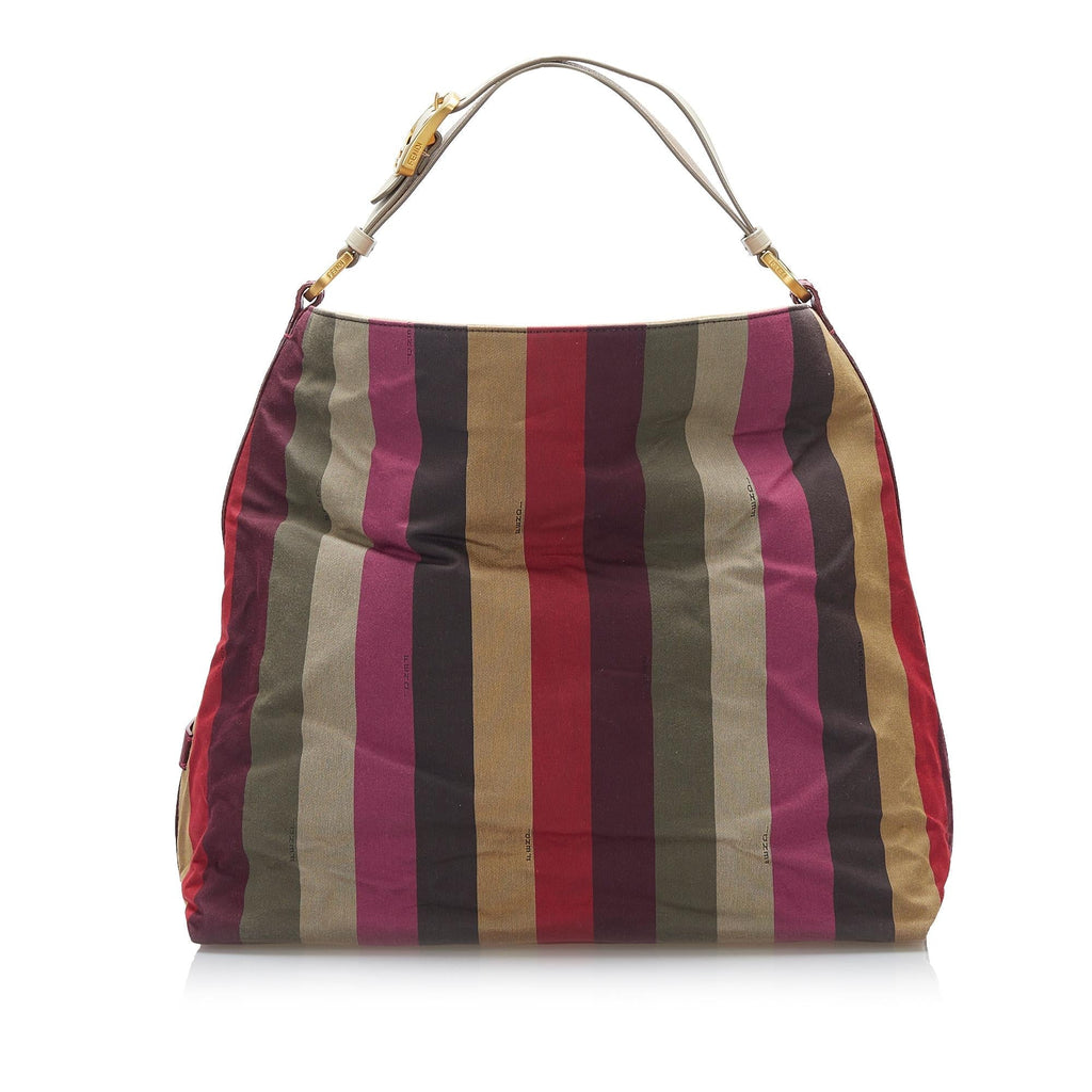 Fendi Pequin Shoulder Bag (SHG-ecEtOR)