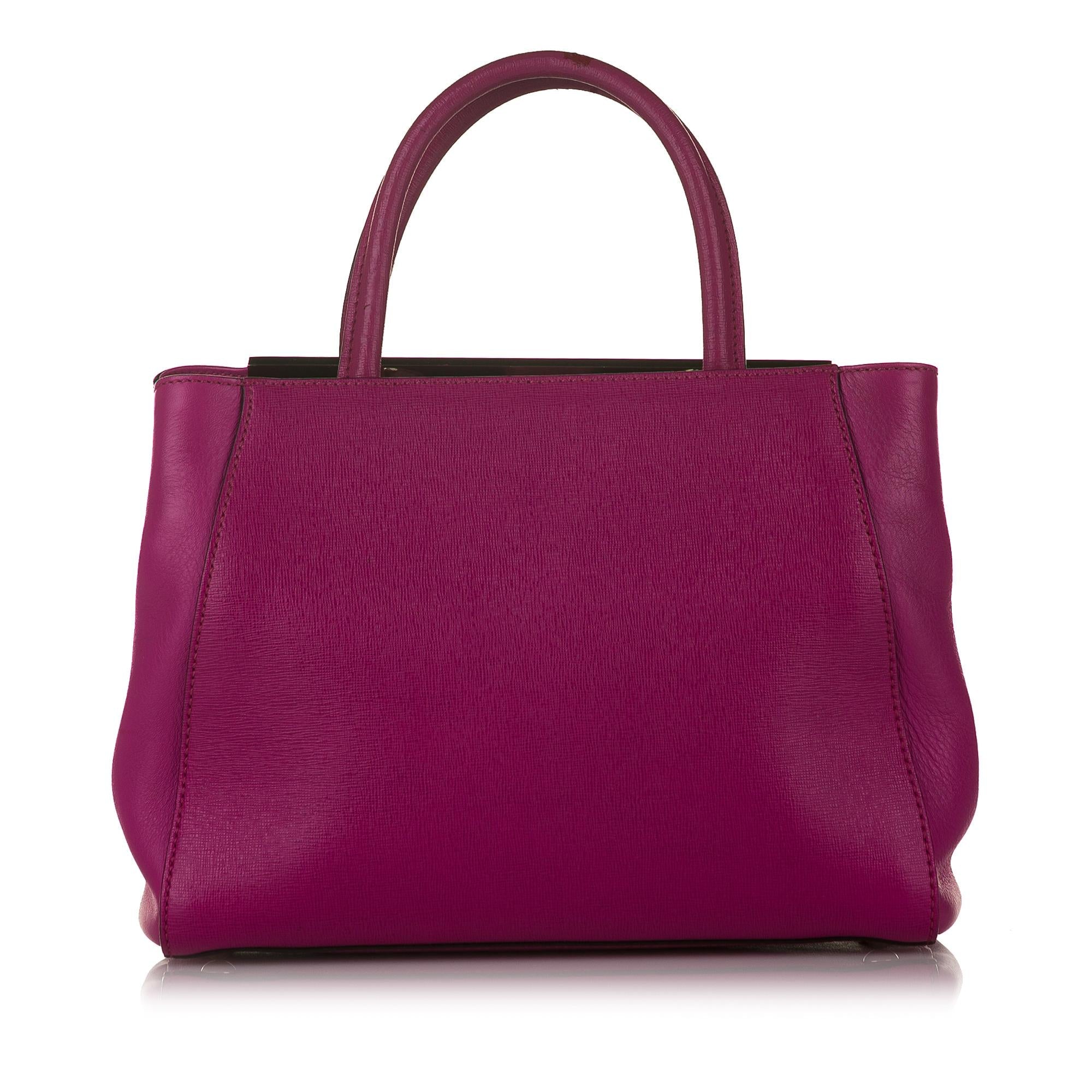 Fendi Petit 2Jours Leather Handbag (SHG-32910)
