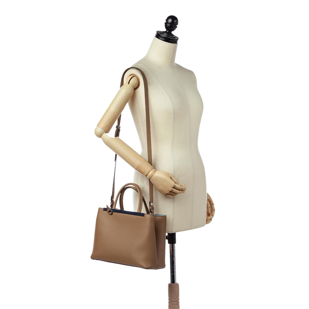 Fendi Petit 2Jours Leather Satchel (SHG-26673)