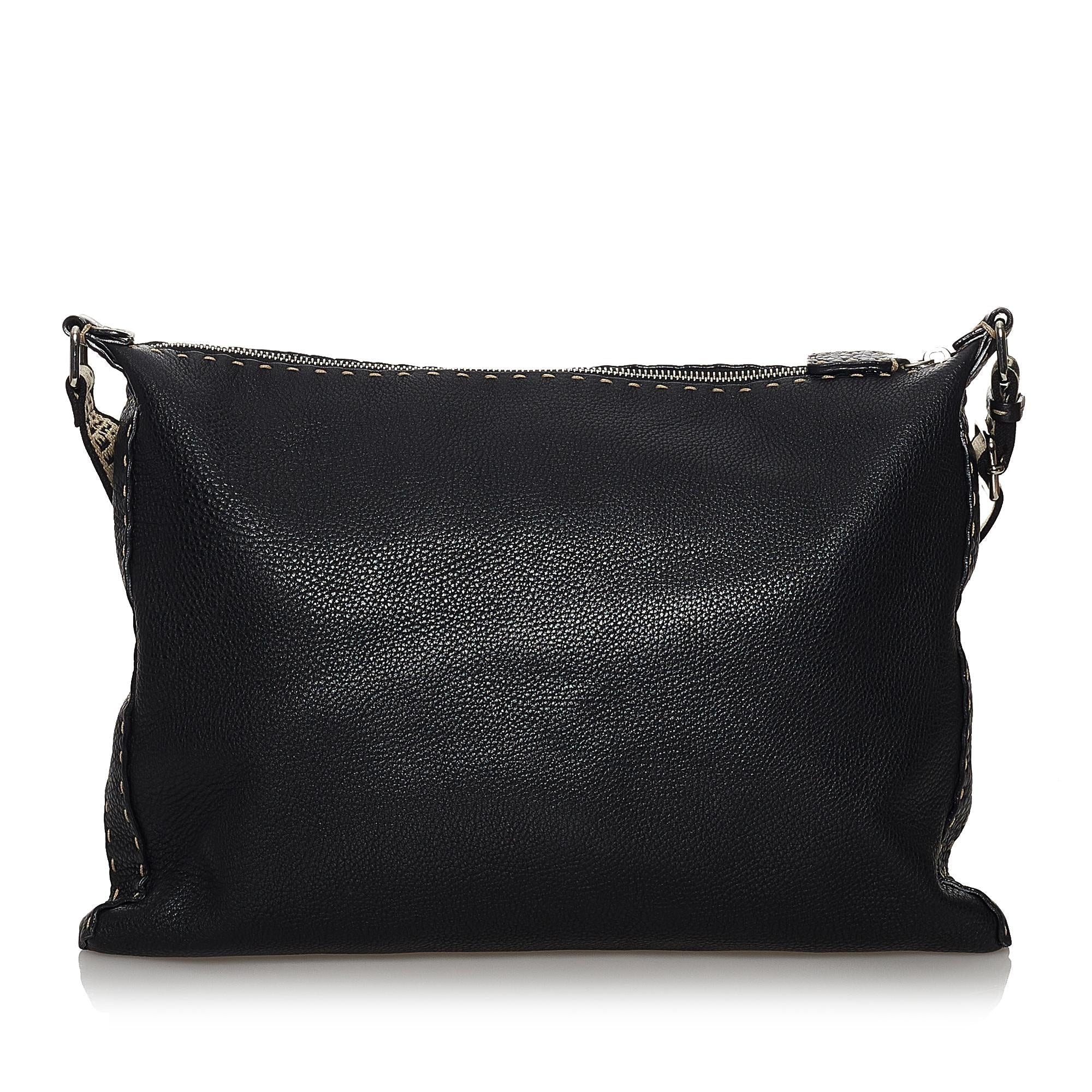 Fendi Selleria Leather Crossbody Bag (SHG-30592)