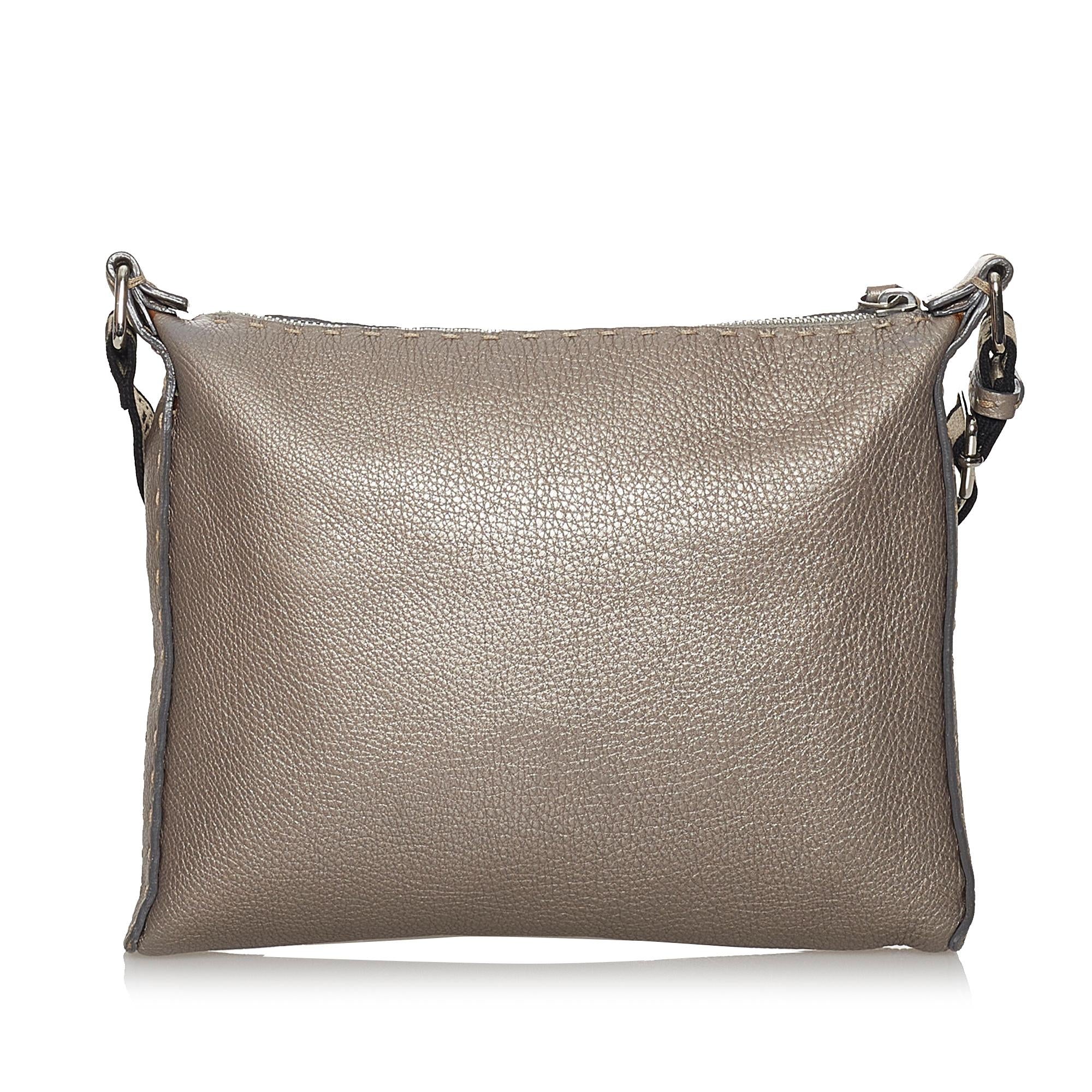 Fendi Selleria Leather Crossbody Bag (SHG-31249)