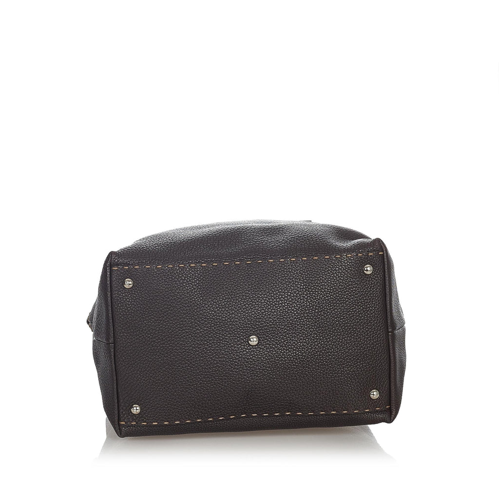 Fendi Selleria Leather Handbag (SHG-23572)