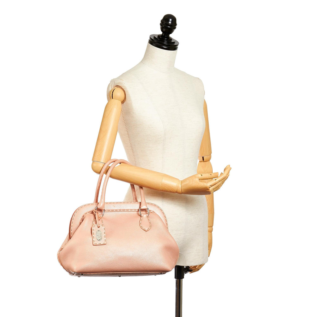 Fendi Selleria Leather Handbag (SHG-27467)