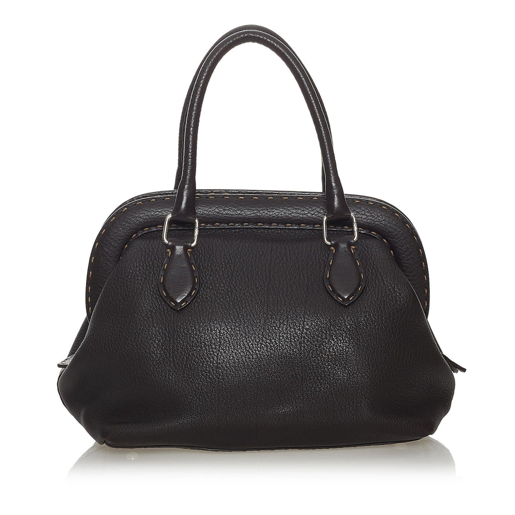 Fendi Selleria Leather Handbag (SHG-28118)