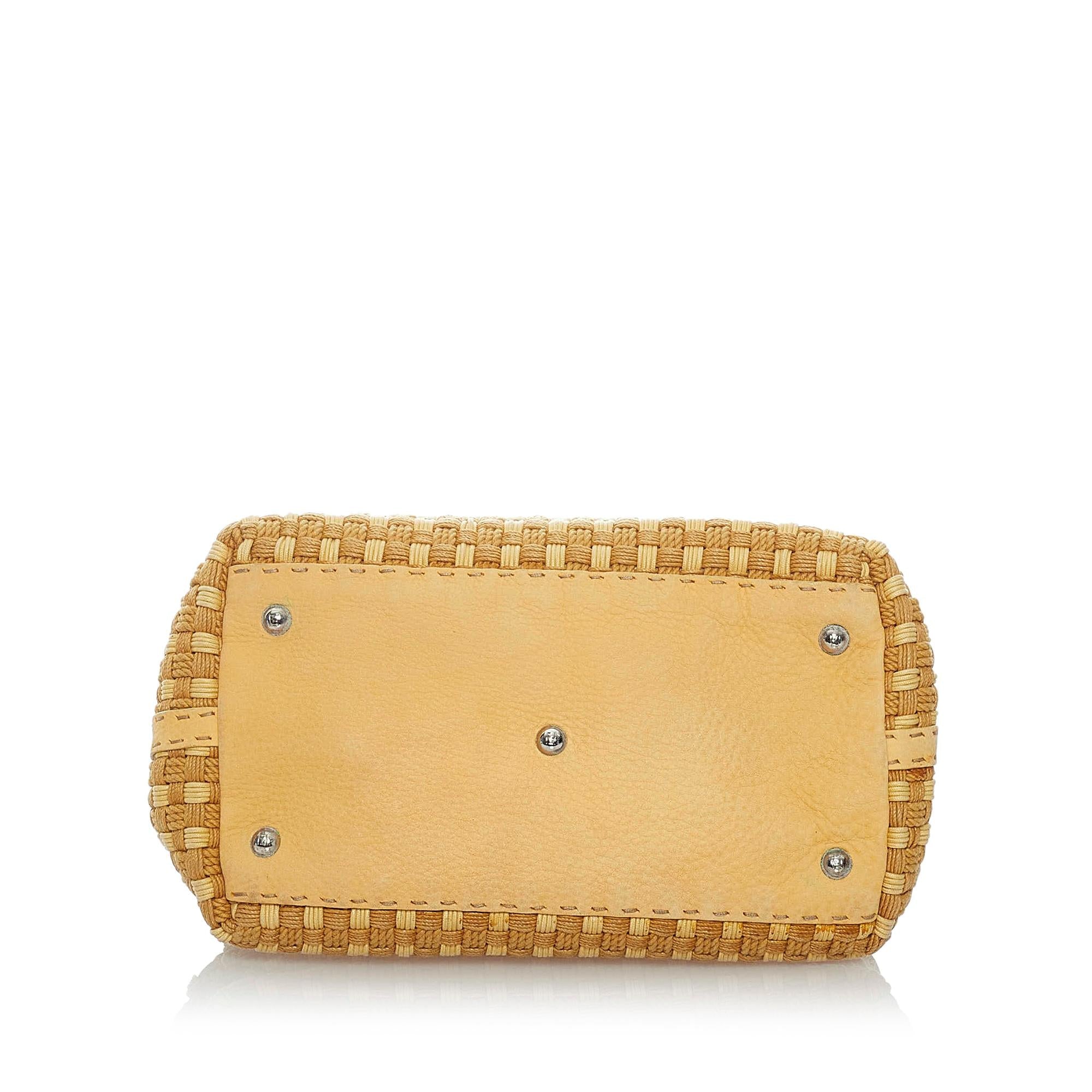 Fendi Selleria Leather Handbag (SHG-30633)
