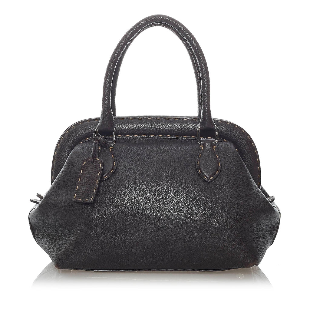 Fendi Selleria Leather Handbag (SHG-30990)
