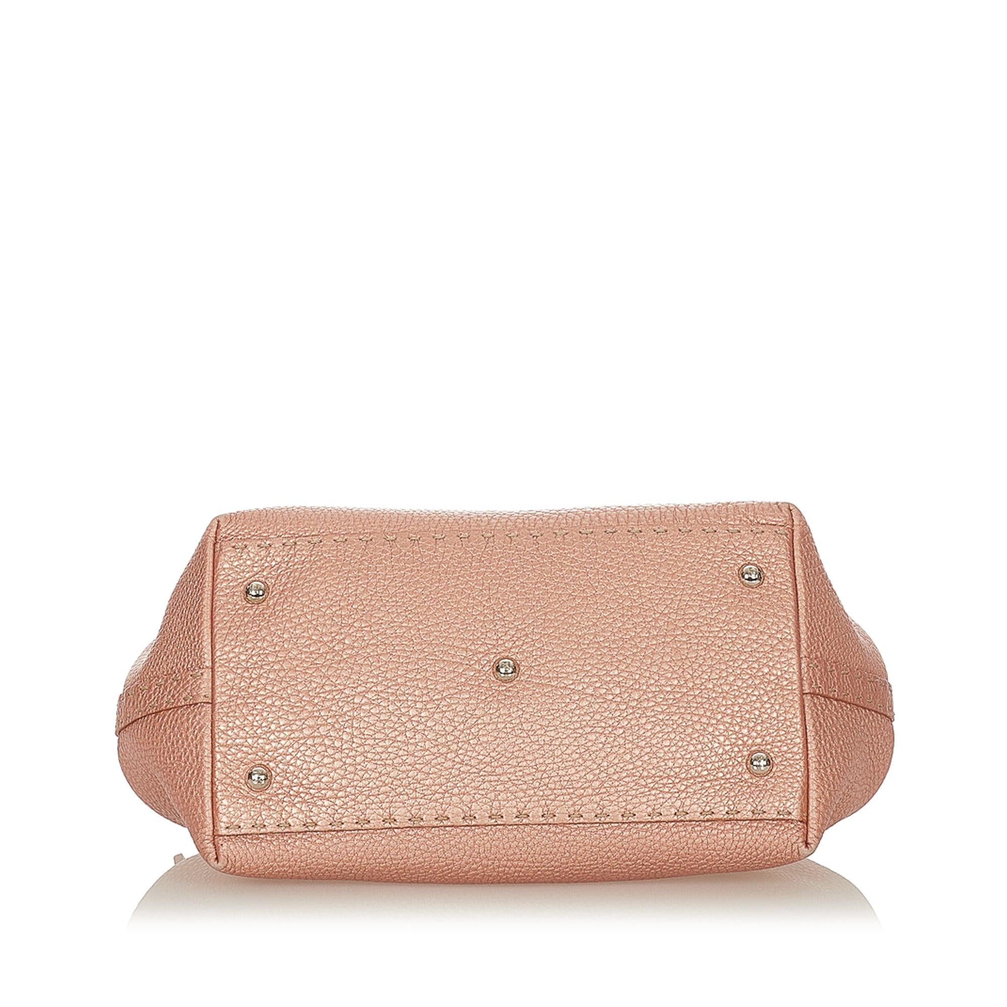 Fendi Selleria Leather Handbag (SHG-31769)