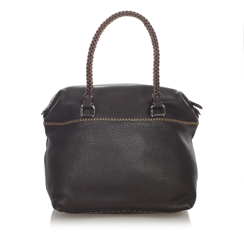 Fendi Selleria Leather Handbag (SHG-31787)