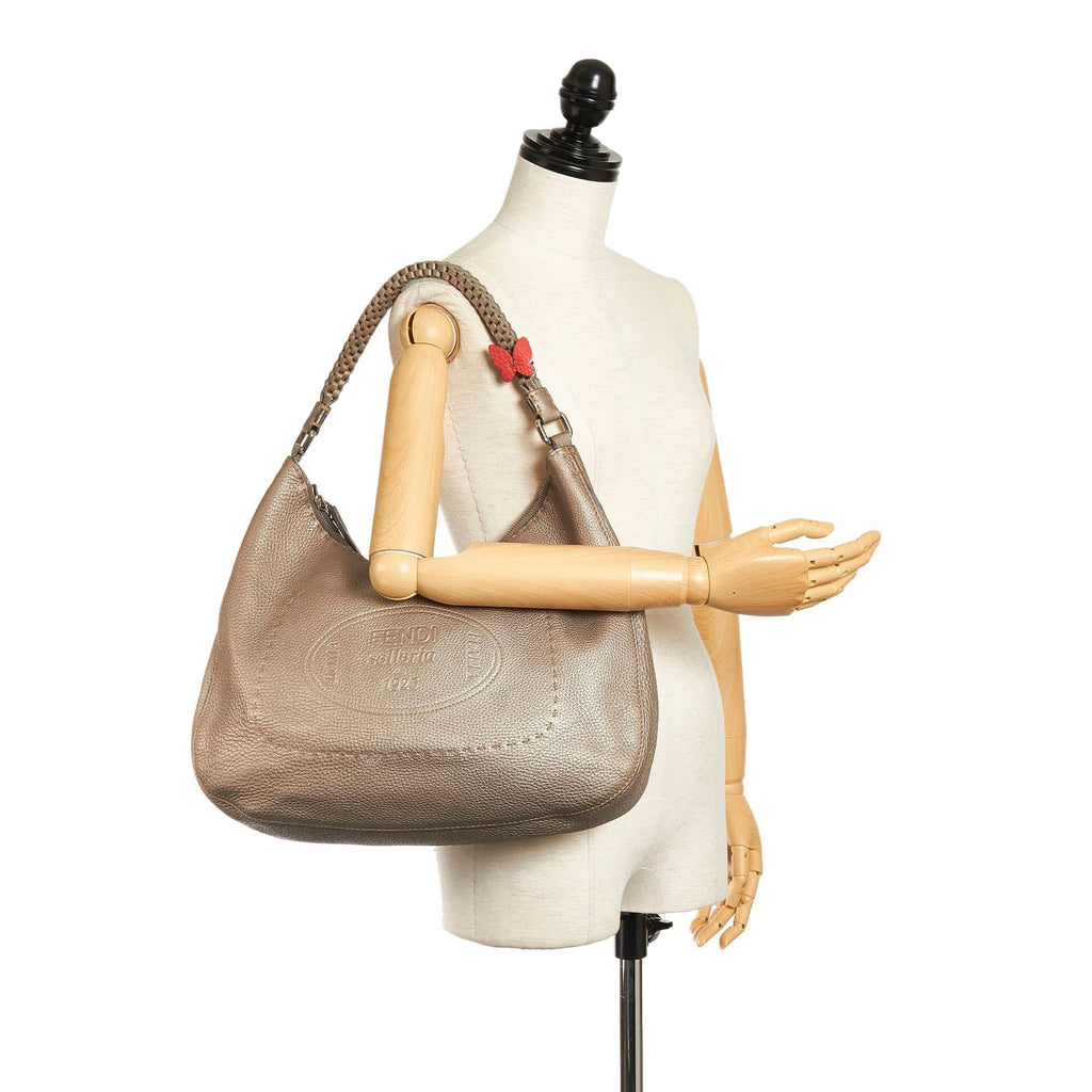 Fendi Selleria Leather Hobo Bag (SHG-33738)