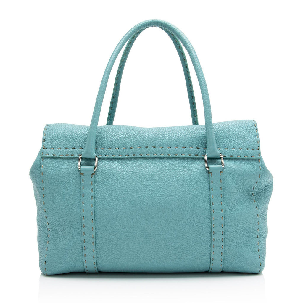 Fendi Selleria Leather Linda Large Satchel (SHF-1fEOnp)