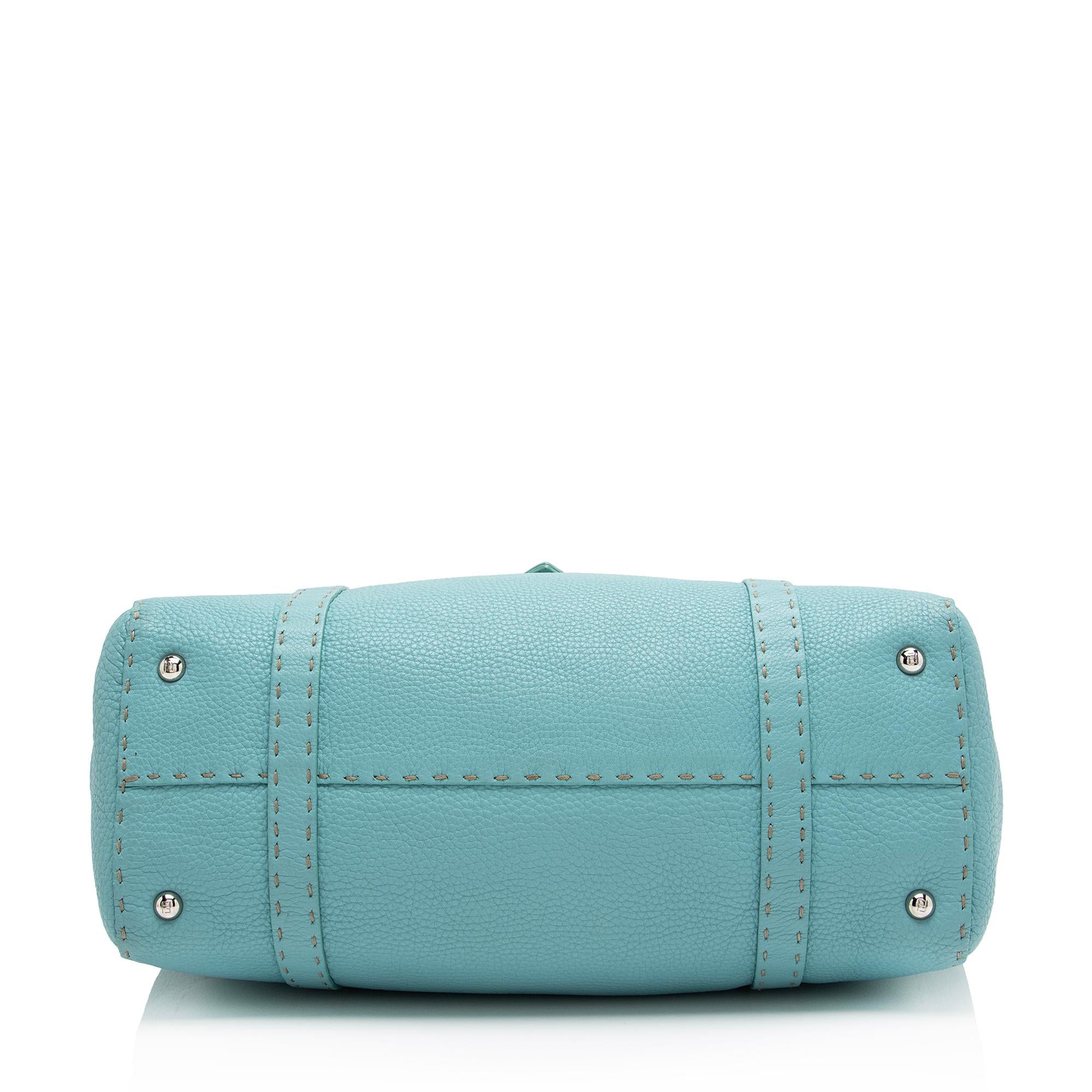 Fendi Selleria Leather Linda Large Satchel (SHF-1fEOnp)