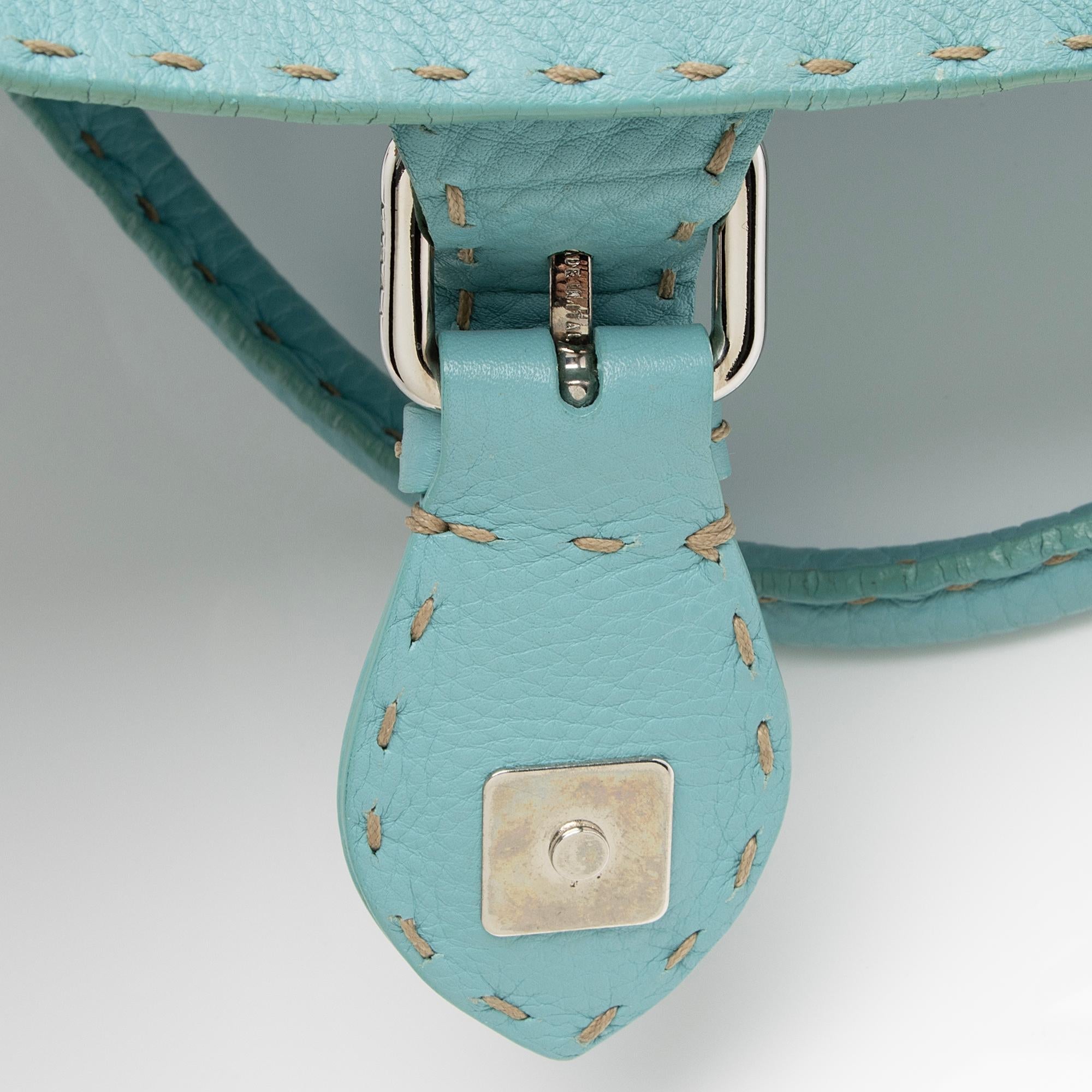 Fendi Selleria Leather Linda Large Satchel (SHF-1fEOnp)