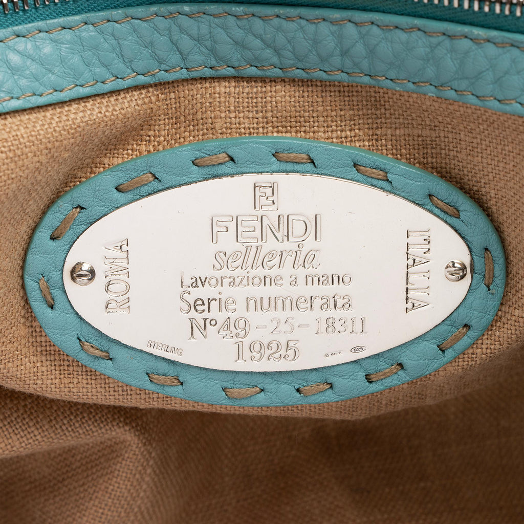 Fendi Selleria Leather Linda Large Satchel (SHF-1fEOnp)