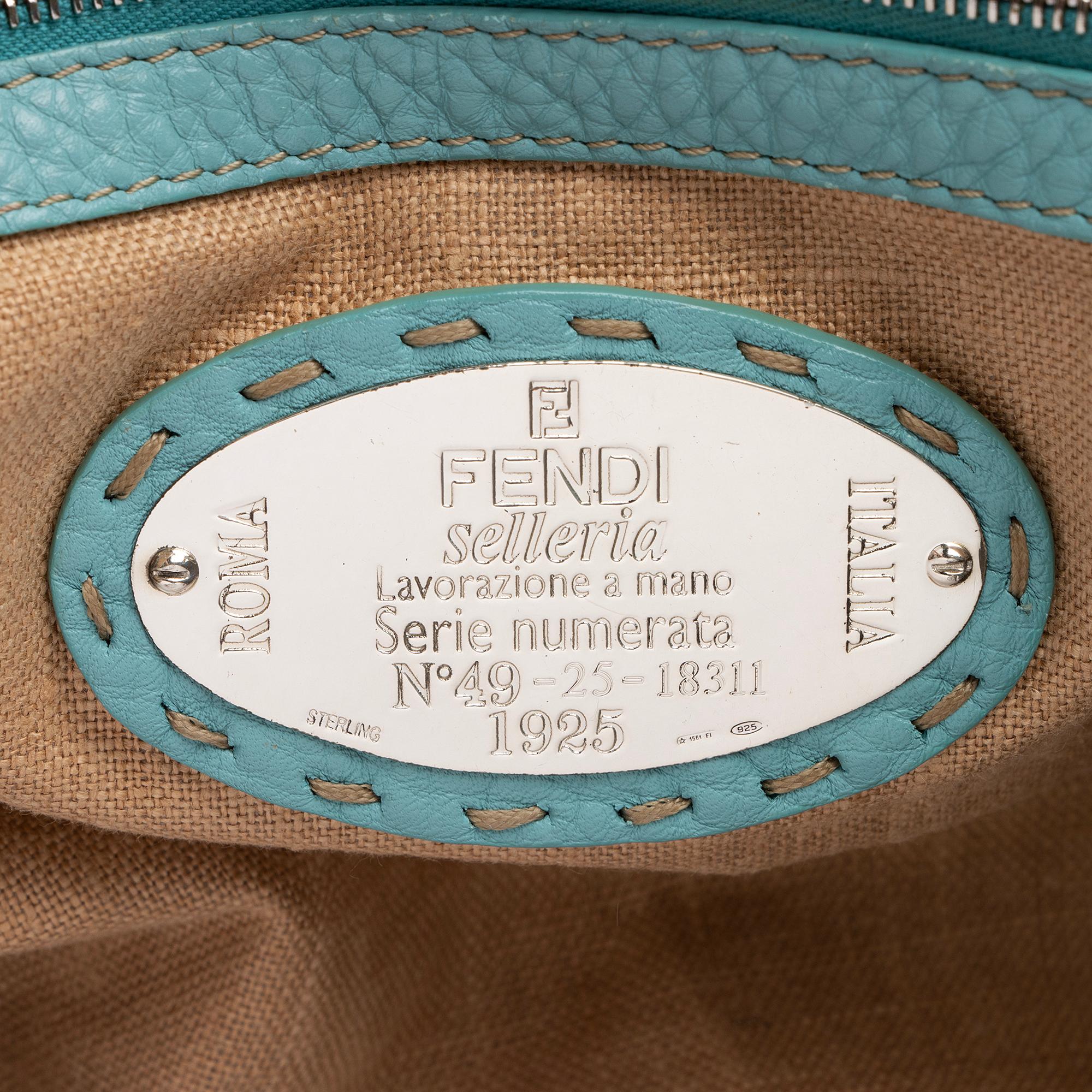 Fendi Selleria Leather Linda Large Satchel (SHF-1fEOnp)