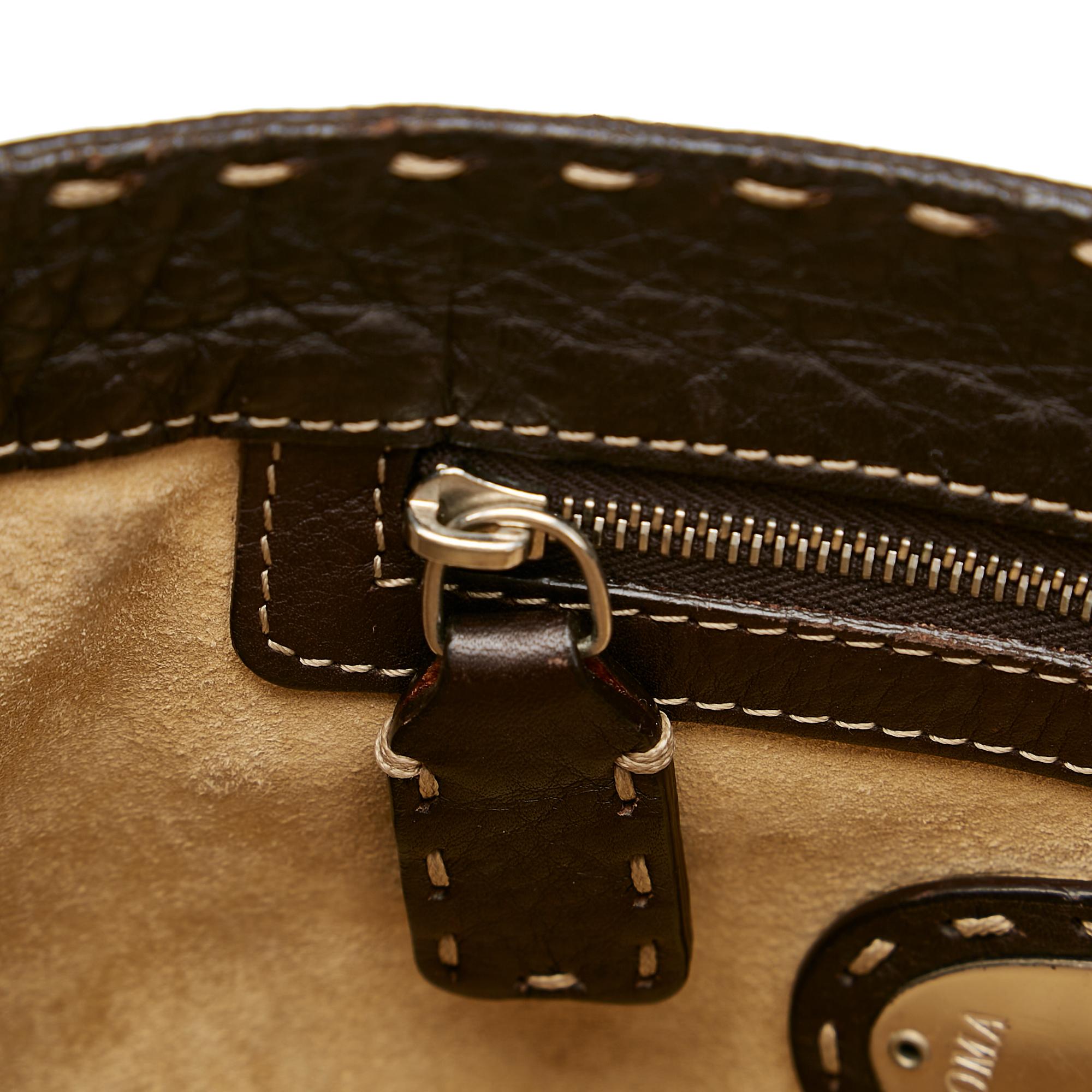 Fendi Selleria Leather Tote Bag (SHG-23498)