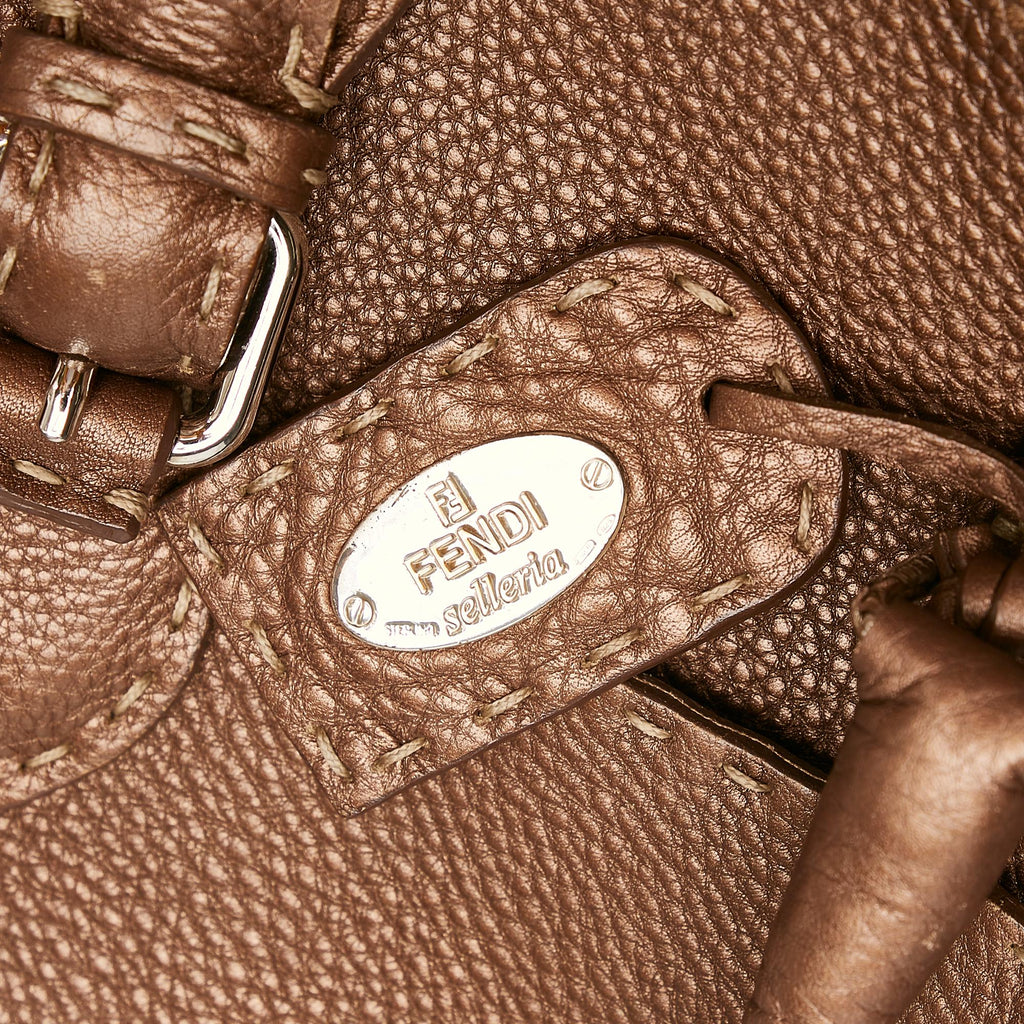 Fendi Selleria Linda Leather Handbag (SHG-34866)