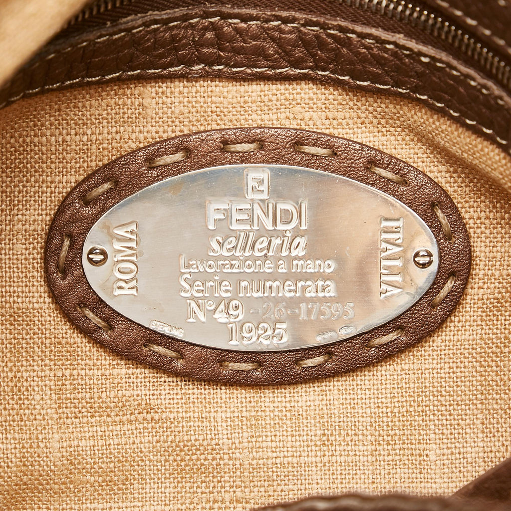 Fendi Selleria Linda Leather Handbag (SHG-34866)