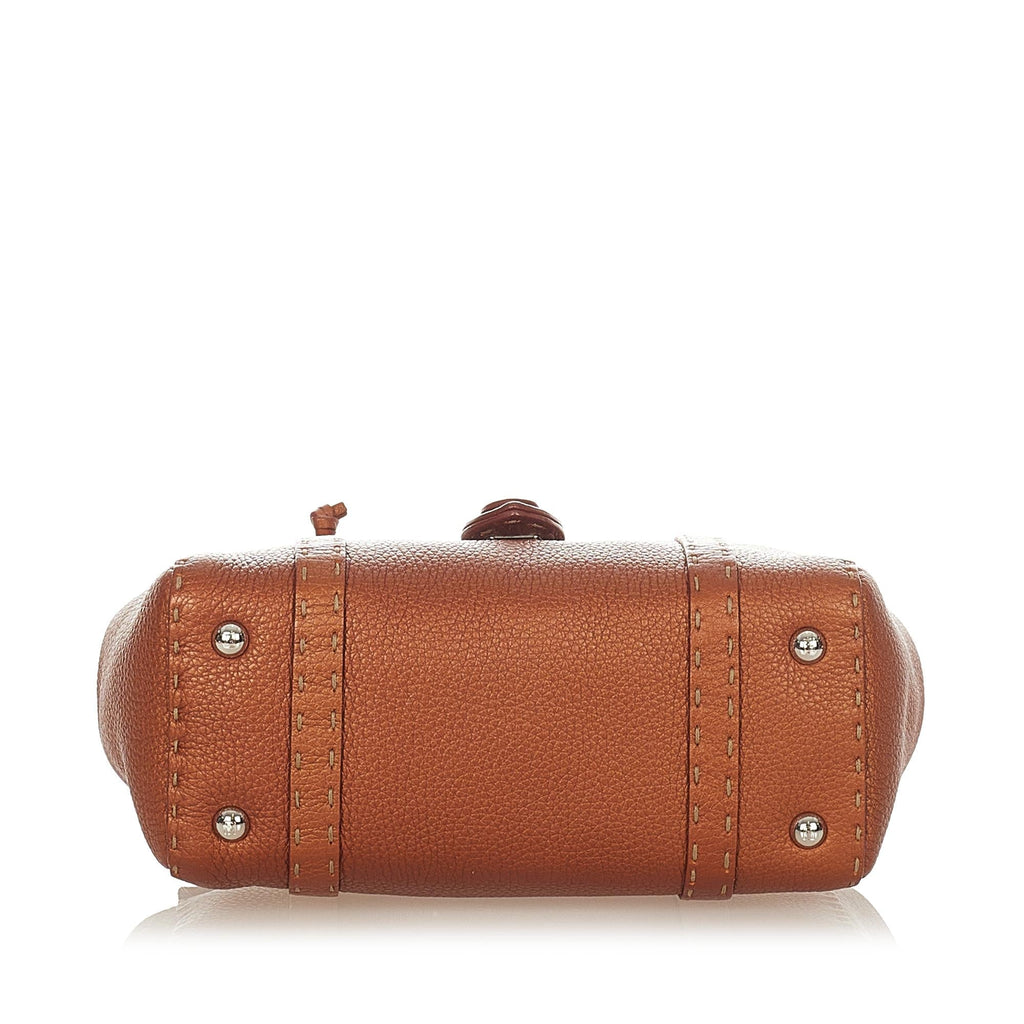 Fendi Selleria Linda Leather Handbag (SHG-37199)