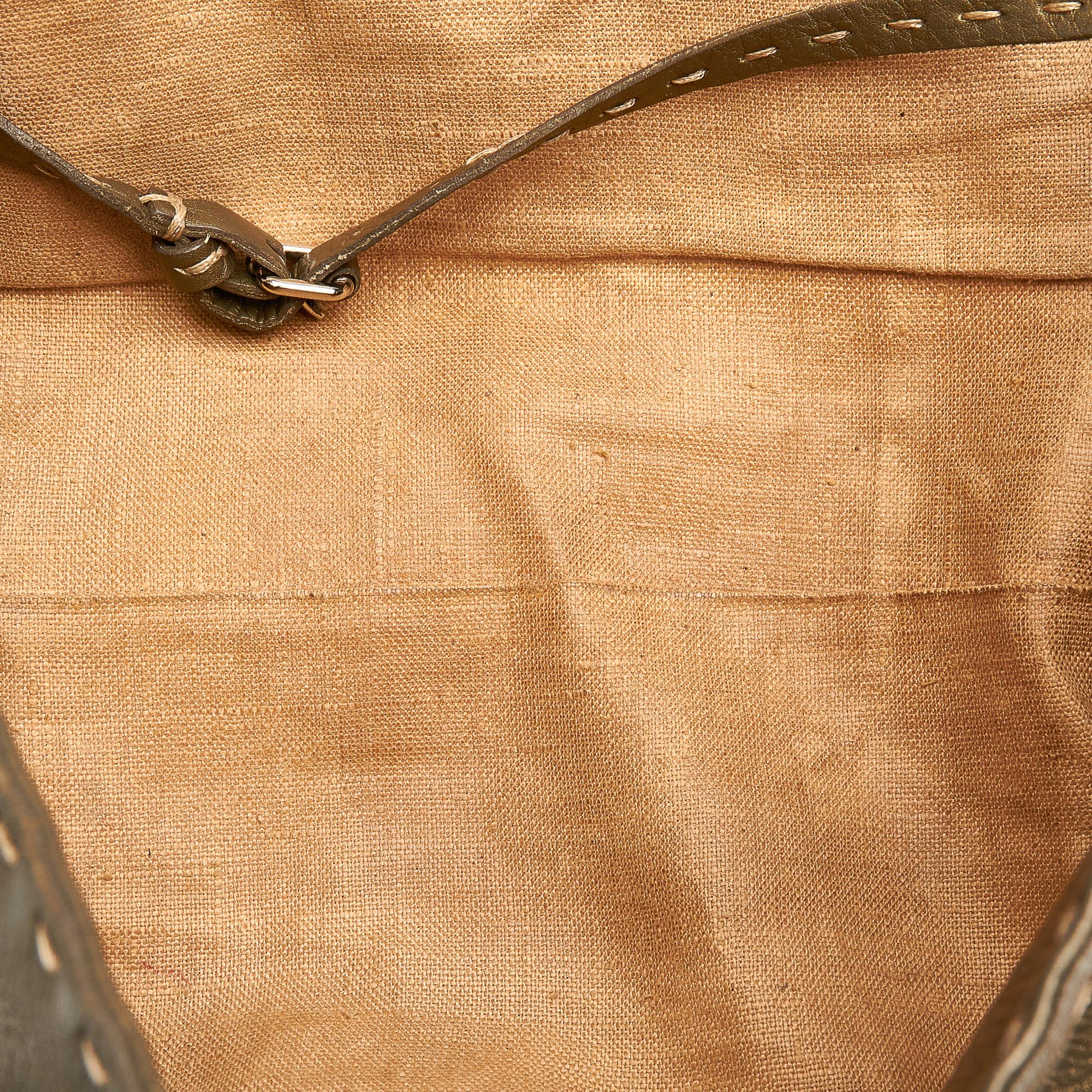 Fendi Selleria Linda Leather Shoulder Bag (SHG-31877)