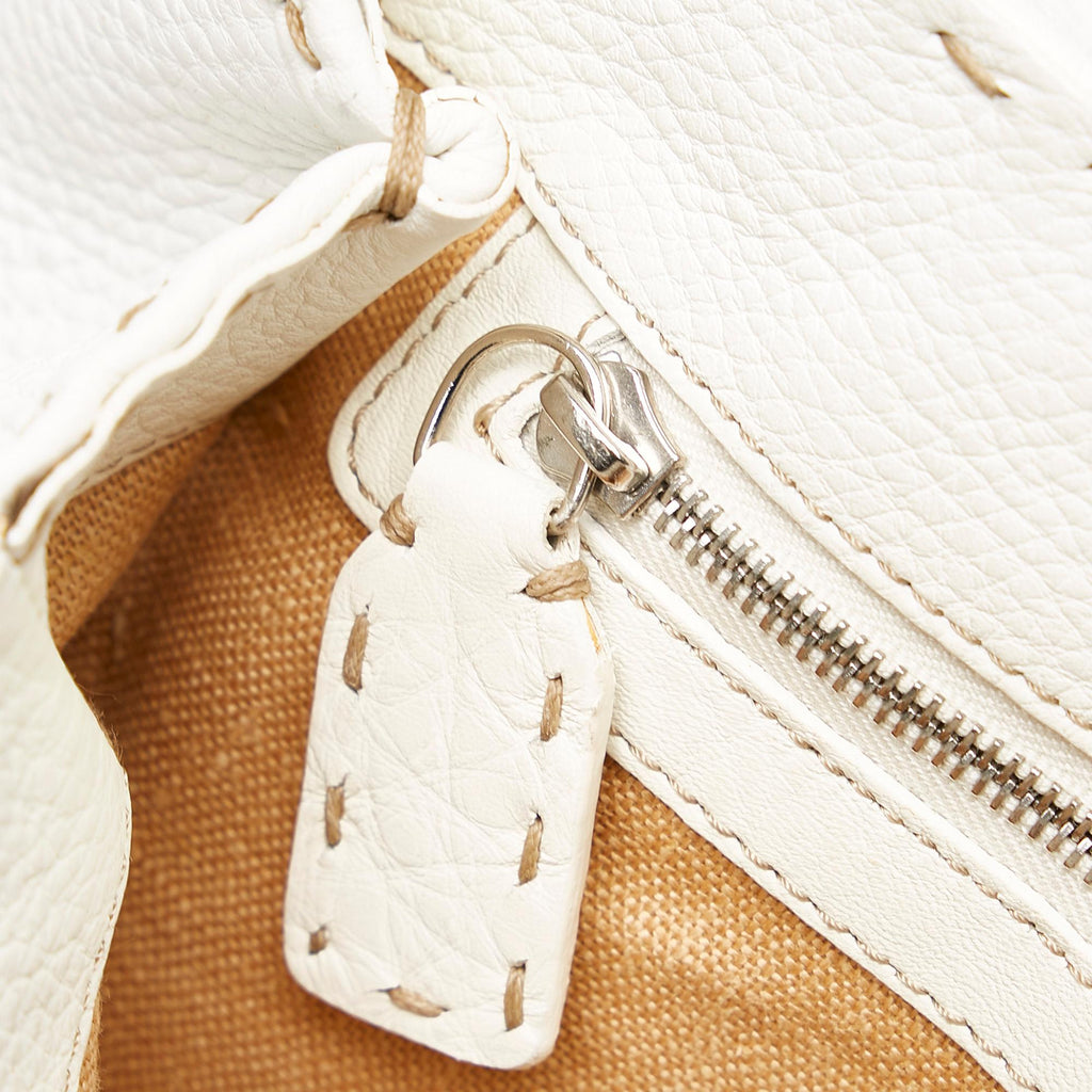 Fendi Selleria Linda Raffia Handbag (SHG-29727)