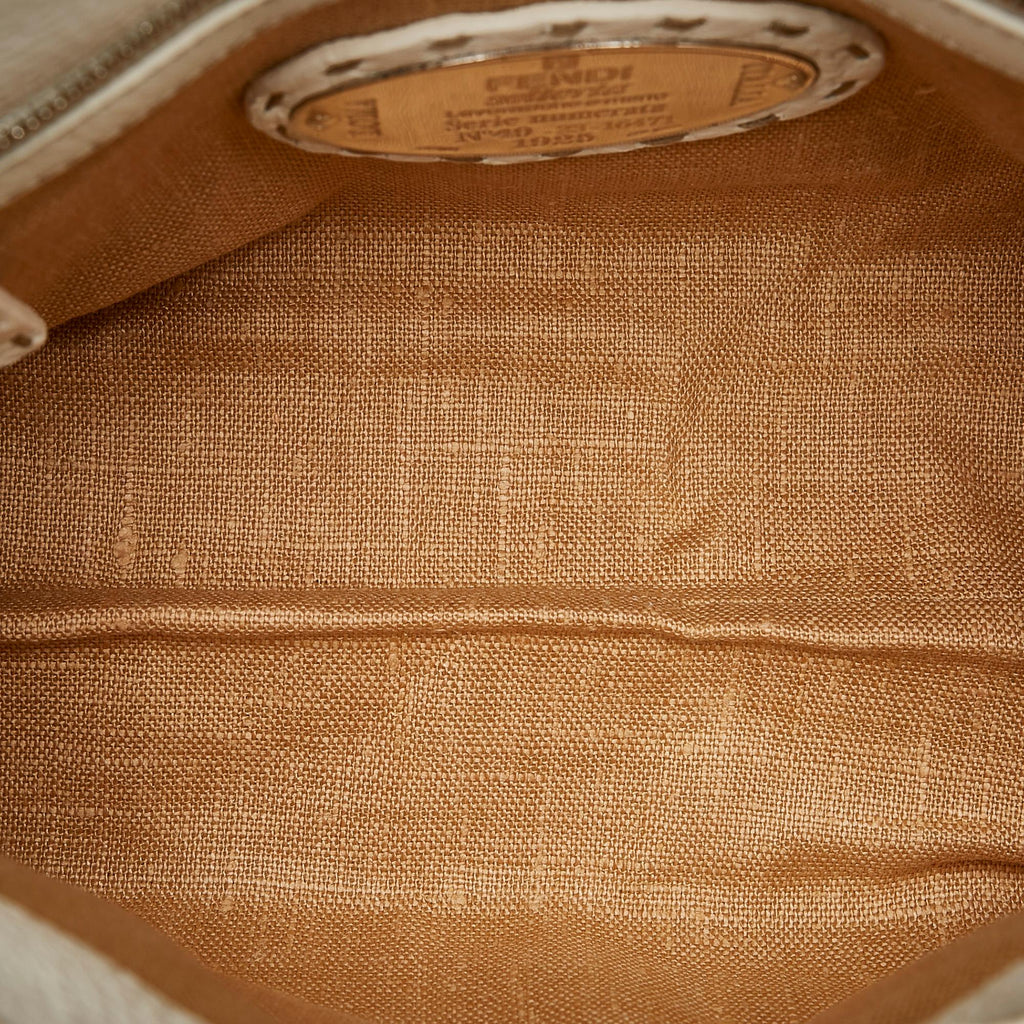 Fendi Selleria Linda Raffia Handbag (SHG-29727)